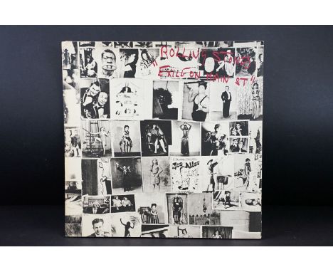 Vinyl - The Rolling Stones Exile On Main Street (COC 69100) 12 postcards (10 attached), correct inners.  Vg+ 