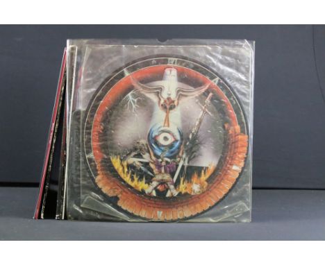 Vinyl - 6 albums by Witchfynde, to include: Cloak &amp; Dagger (UK 1983 Limited Picture Disc, Expulsion Records, P EXIT 5) EX