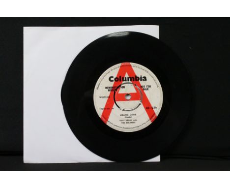 Vinyl - Tony Brook With The Breakers - Meanie Genie. Original UK 1st pressing demo/promo on Columbia Records DB 7279. G (non 