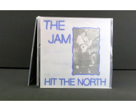 Vinyl - 4 Private pressing albums by The Jam and related to include: Hit The North Live 1980 (Light Blue Vinyl, WEIRD 15) EX 