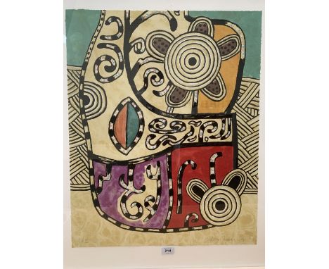 ALAN DAVIE, C.B.E; H.R.S.W. BRITISH 1920-2014 Incantation. Signed and dated '99, inscribed P/P II (Printer's proof). Screen p