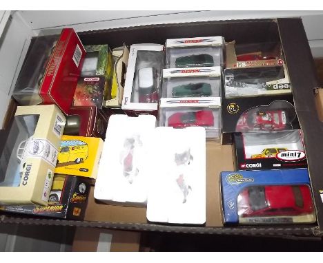 Approximately 21 die-cast model motor vehicles to include Corgi, Maisto, Dinky and similar, mint, boxed