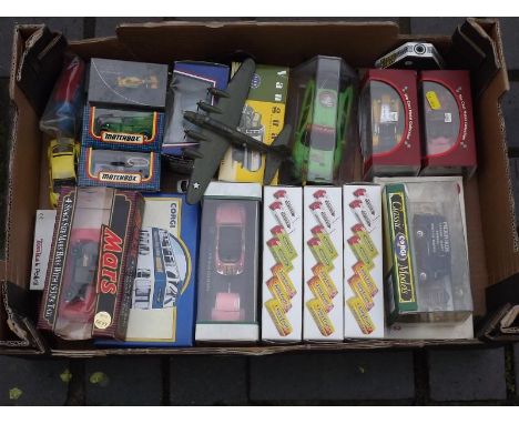 Approximately 23 die-cast model motor vehicles, predominantly mint boxed to include Corgi, Vanguard, Cararama and others