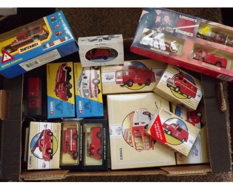 Approximately 20 boxed die-cast model fire appliances, Corgi, Corgi Classics and others