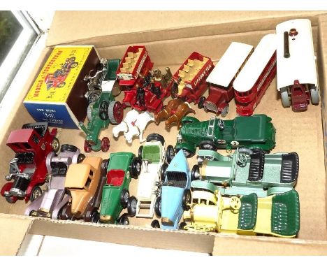 A collection of Lesney miniature Models of Yesteryear to include 1912 Packard Landaulet Y-11, boxed, 1904 Spyker # 16, Rolls 