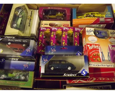 Approximately 40 die cast model motors vehicle and similar to include Solido, Matchbox, Models of Yesteryear, Corgi, Bump and