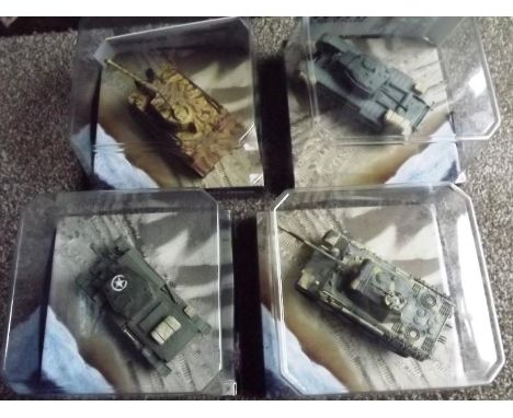 Four Corgi Legends die-cast D-Day Landings 60th Anniversary tanks, CC60107, CC60206, CC60502, CC60601, mint in presentation c