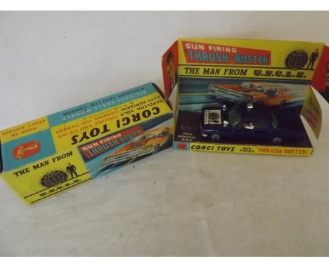 A boxed Corgi die-cast model The Man from UNCLE, gun firing Thrush-Buster No 497, excellent in vg box with excellent cardboar