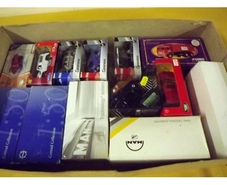A collection of 16 mint, boxed die-cast models to include Corgi, Cararama, Rastar, Conrad and other 