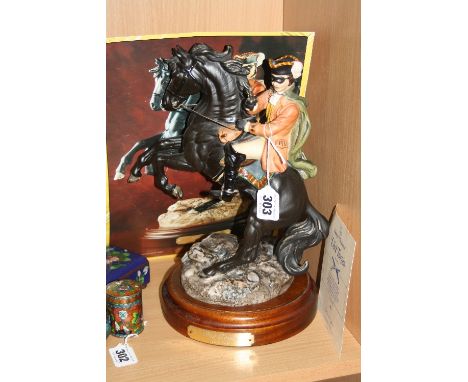 A LIMITED EDITION ROYAL DOULTON FIGURE 'Dick Turpin' HN3272, No.450/5000, (with certificate, plinth and leaflet)