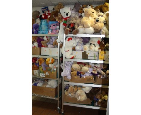 A LARGE QUANTITY OF TEDDY BEARS, to include boxed 'Sulley Sulli' from Monster Inc, 'Fluffy Starz' from DivaPetz etc