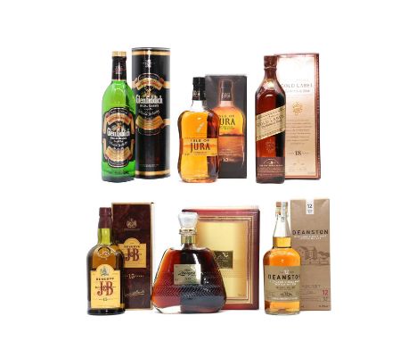 A selection of Scotch Malt Whisky, blended whisky and spirits, as per image (6)Condition ReportPlease note we cannot guarante