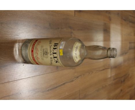 Large empty Bells Scotch Whisky bottle 