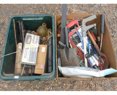 Quantity of tools including saws etc