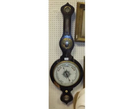 An aneroid wheel barometer