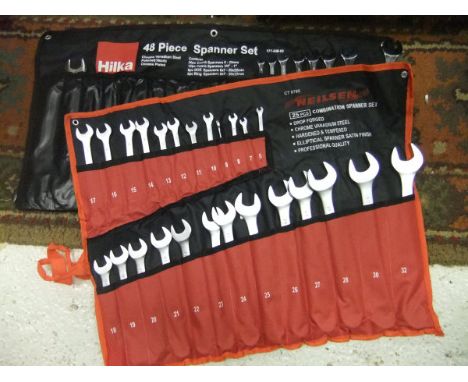 A 24 piece spanner set, together with a 25 piece spanner set *