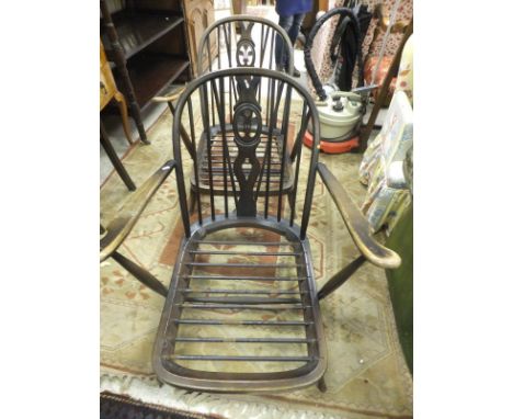 A pair of Ercol conservatory chairs