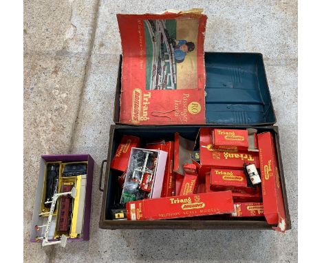 A quantity of OO gauge Tri-Ang railway items, to include a Princess Elizabeth black locomotive, a Dock Authority diesel engin