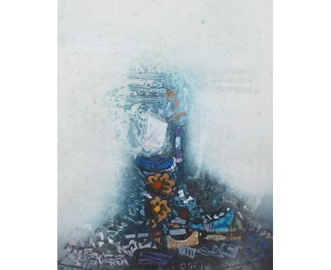 Nissan Engel (Israeli, 1931-2016), colour etching, 'Duetto', signed in pencil, limited edition 21/150, 84 x 62cm. Condition -