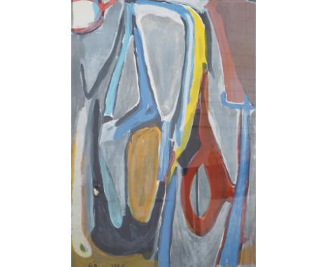 Bram van Velde (Dutch, 1895-1981), colour lithograph, Abstract composition, limited edition 40/100, 93 x 62cm. Condition - go