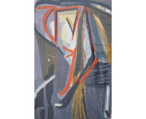 Bram van Velde (Dutch, 1895-1981), colour lithograph, Abstract composition, signed in pencil, limited edition 28/80, 73 x 48c