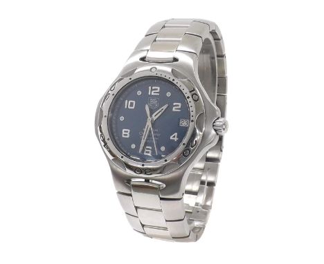 Tag Heuer Kirium Chronometer 200m automatic stainless steel gentleman's bracelet watch, ref. WL511A, no. 203615, blue dial wi