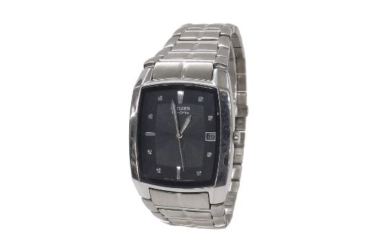 citizen eco drive rectangular