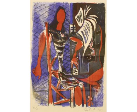 Ceri Richards (1903-1971) - 'Baroque Interlude', signed and dated '51, limited 8/50, colour lithograph, 23" x 16.5"