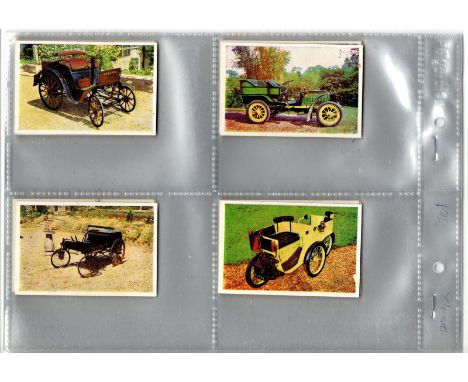 Trade cards Montague Motor Museum Veteran & Vintage Cars set 24 cat £84 v good cond Reserve: £30
