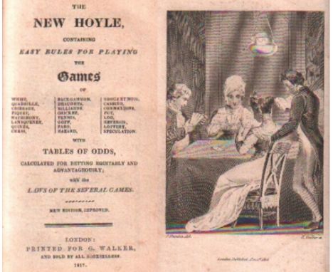 Hoyle. Jones, Ch. The new Hoyle, containing easy rules for playing the games of Whits, Quadrille …Chess, Backgammon, Draughts
