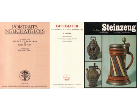 Kunst. Schweiz. Maurice Boy de la Tour et Paul de Pury. Portraits Neuchatelois. Notices de Philippe Godet. Basel, Frobenius, 