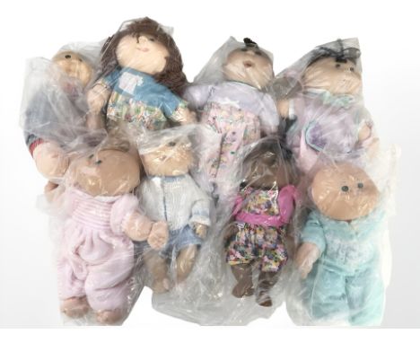 A group of Cabbage Patch kids dolls. (1 box)