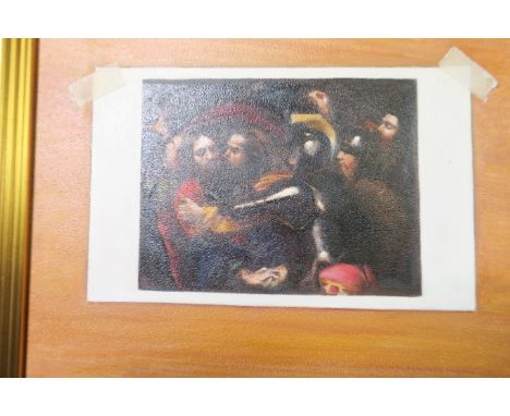 THERESE MCALLISTER'POSTCARD'Study of an old master Oil on board20cms x 24cms