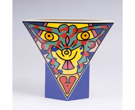   Keith Haring  (Reading/Pennsylvania 1958 - New York 1990)  Skulpturale Vase 'No. 2 Spirit of Art - Series TriBeCa'  Villero