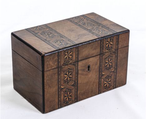 Tunbridge Ware tea caddy