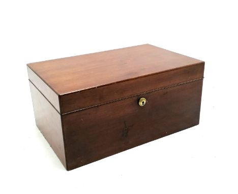 Vintage Alfred Dunhill mahogany humidor / cigar box - 32cm x 21cm x 15cm high ~ has scuffs to front &amp; light scratches to 