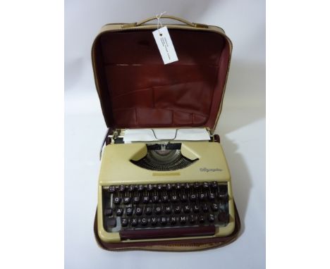 Vintage 'Olympia' portable typewriter