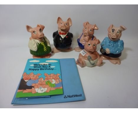 Five Wade for Natwest piggy banks 
