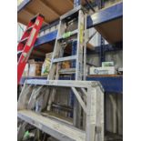 LOUISVILLE 6 FT. ALUMINUM STEP LADDER AND WERNER 3 FT. STEP LADDER