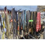 LOT OF ASSORTED LIFTING STRAPS
