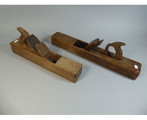 Two Vintage Wooden Jack Planes 