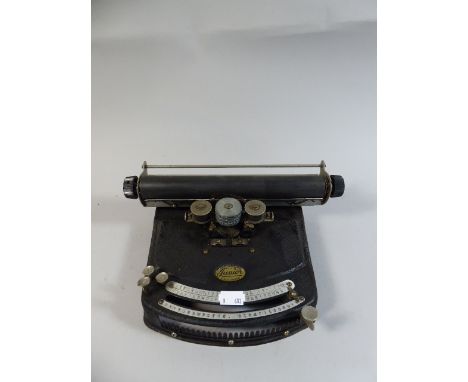 An Edwardian Child's Tin Plate Typewriter, The Junior, By EMG Dover 