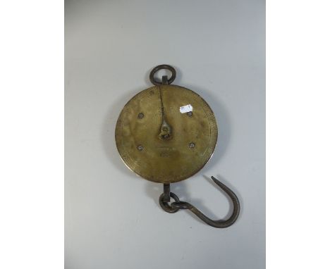 A Vintage Brass Mounted Class 3 Salter's Spring Balance, 19.5cm Diameter