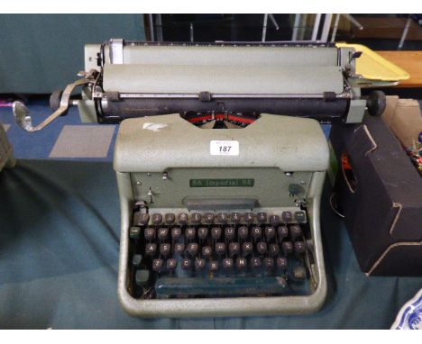 A Vintage Imperial 66 Typewriter 