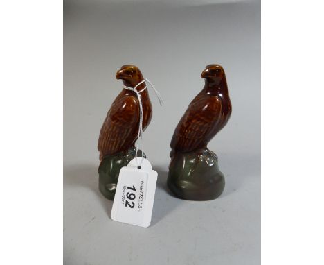 A Pair of Beneagles Scotch Whisky Eagles, Empty