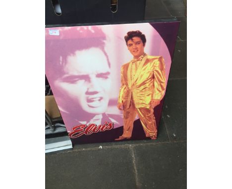 An Elvis print 