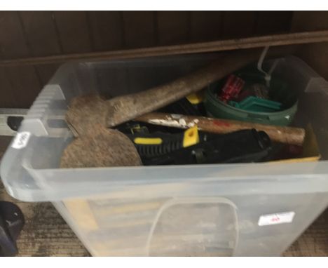 A crate of tools 
