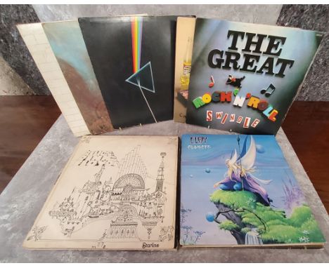 Vinyl LPs including Pink Floyd The Wall, Harvest, 1A158-63410; Meddle, Harvest SHVL 795; The Dark Side of the Moon, Harvest S