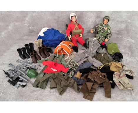 An Action Man, ginger hair, c.1966; Red Devil Outfit missing goggles; 1st issue boots - tall, brown with dished soles; variou