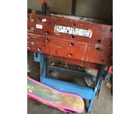 A Black and Decker work bench 